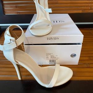 7.5 White Heel from David’s Bridal